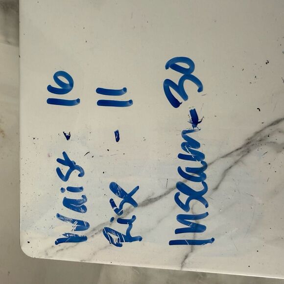 LL Bean Women’s 14 Regular Classic Fit Cargo Dark Wash Jeans New - Picture 5 of 7